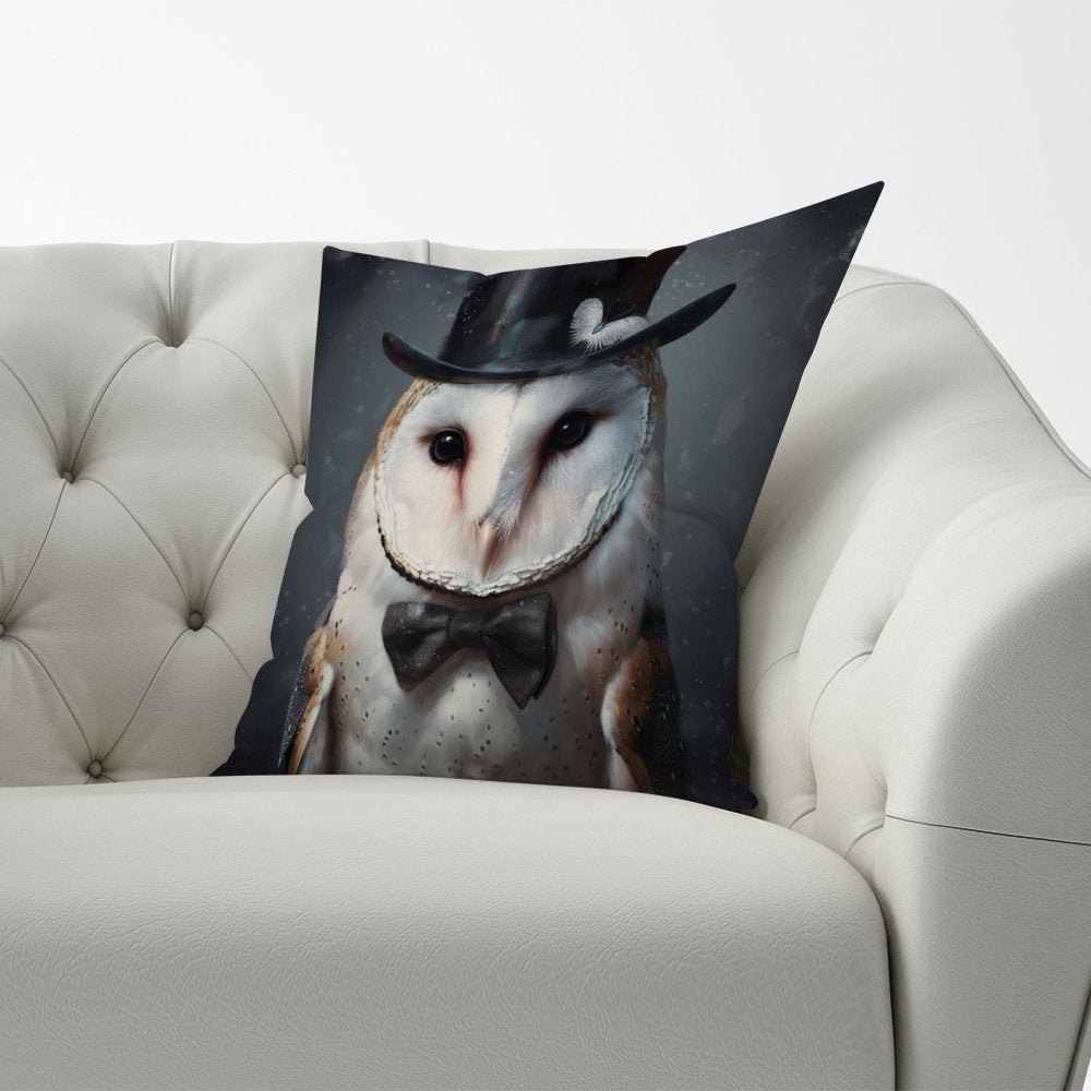 Owl In A Top Hat Cushions