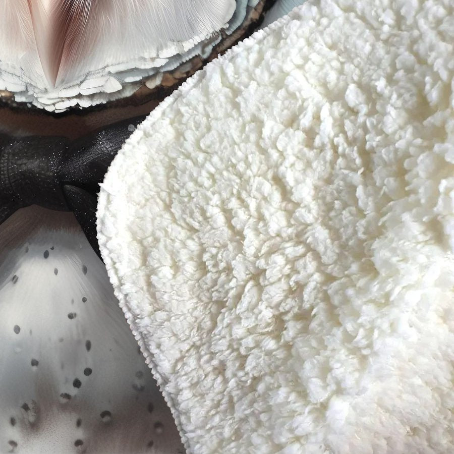 Owl In A Top Hat Sherpa Blanket