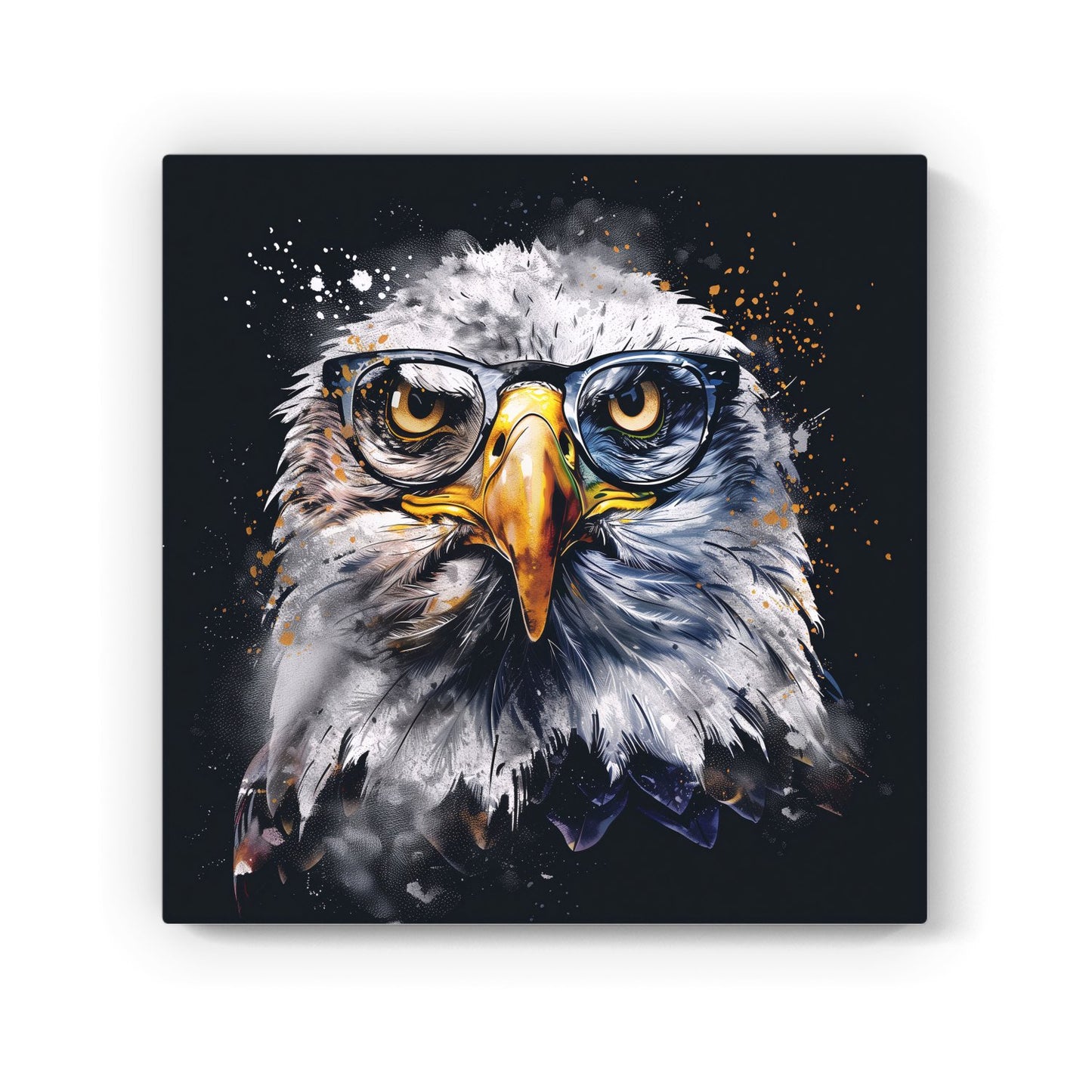 Eagle In Glasses Splashart Canvas