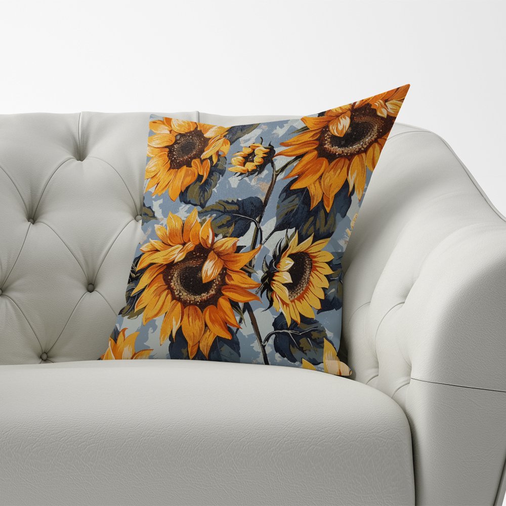 Sunflowers On A Sunny Day Cushions