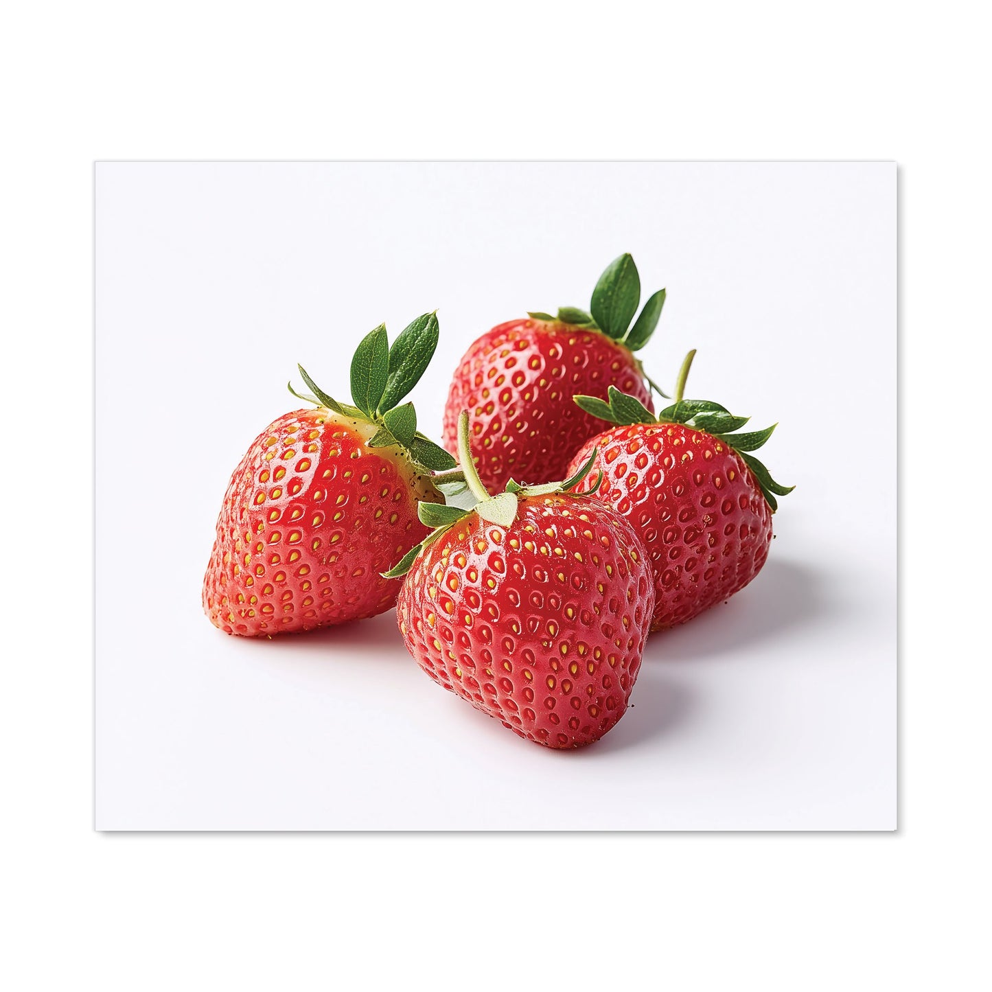 Cluster of Fresh Strawberries Kitchen Splashback