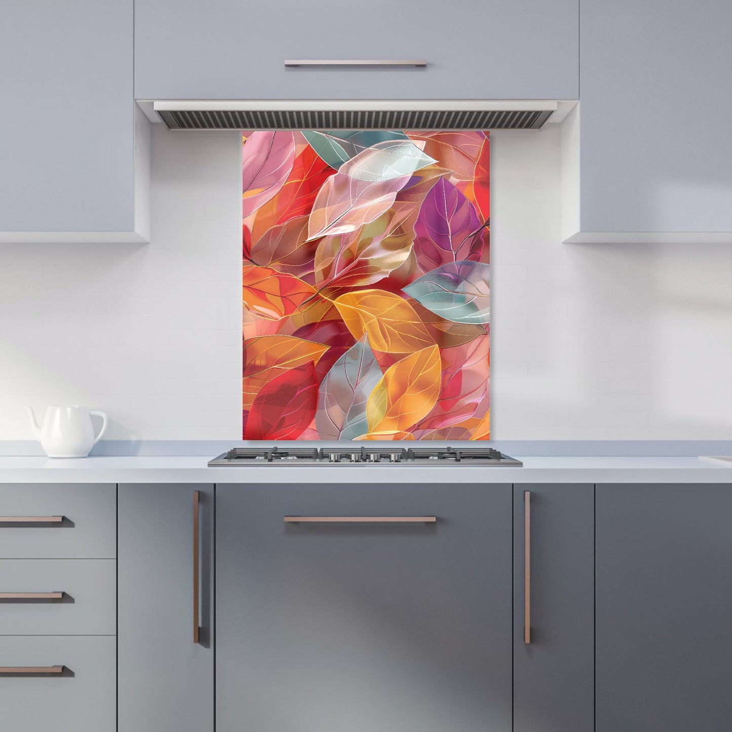 Kaleidoscope of Autumn Leaves Kitchen Splashback