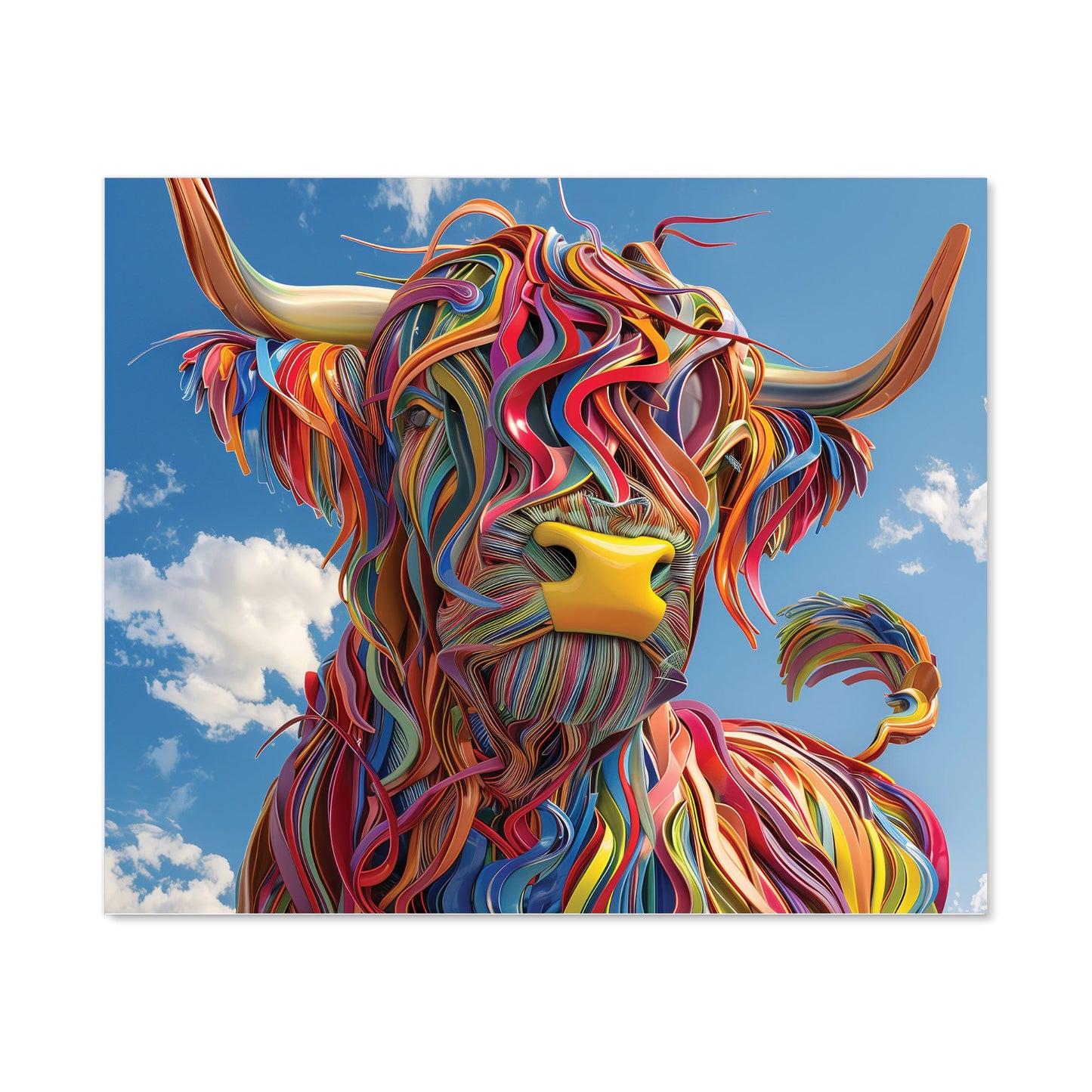 Twisted Colors of the Bull Kitchen Splashback