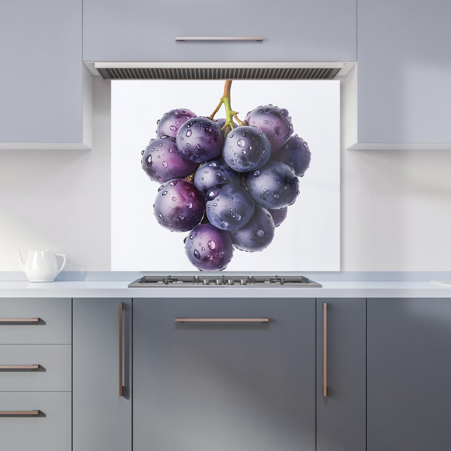 Glistening Grapes Cluster Kitchen Splashback