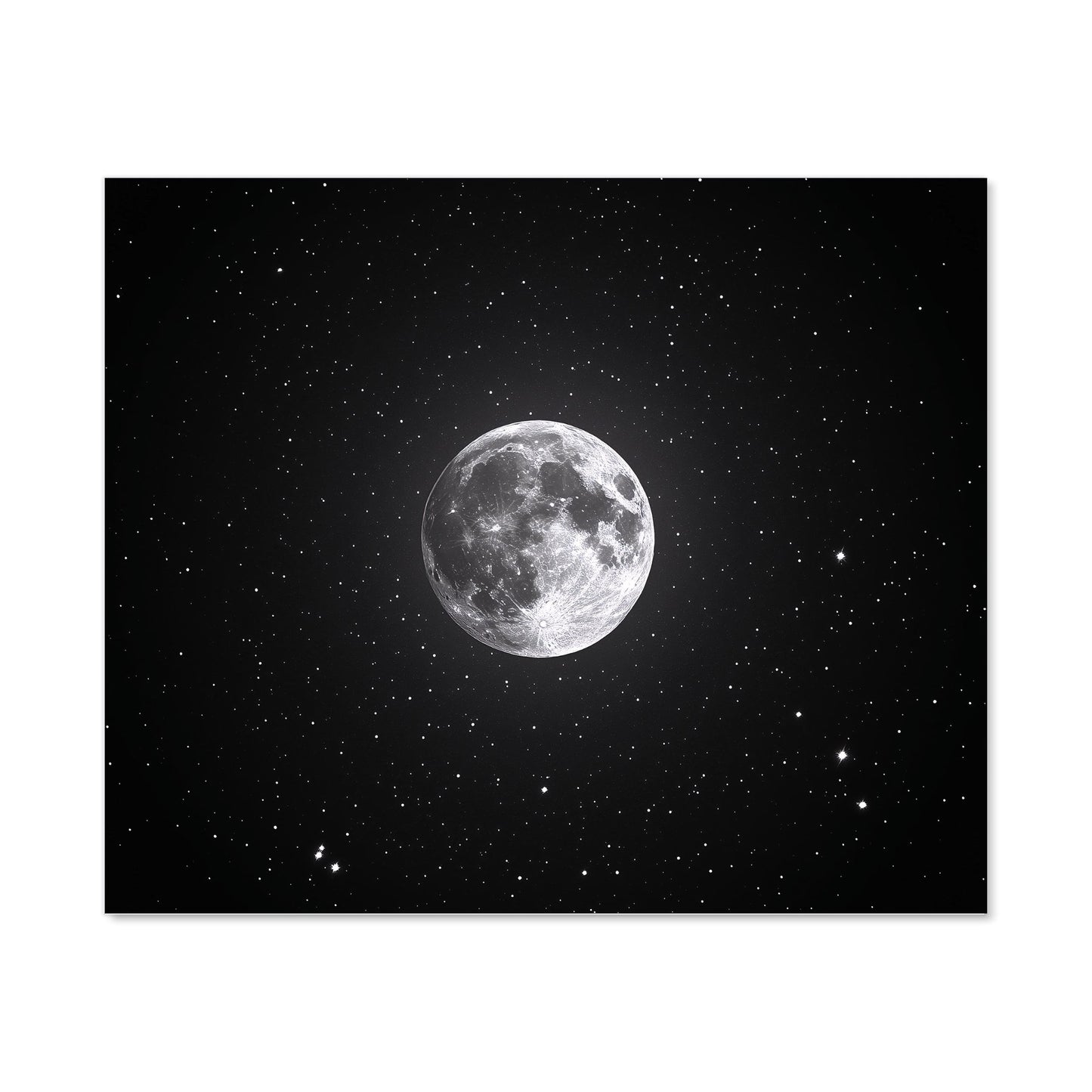 Lunar Glow in the Night Sky Kitchen Splashback