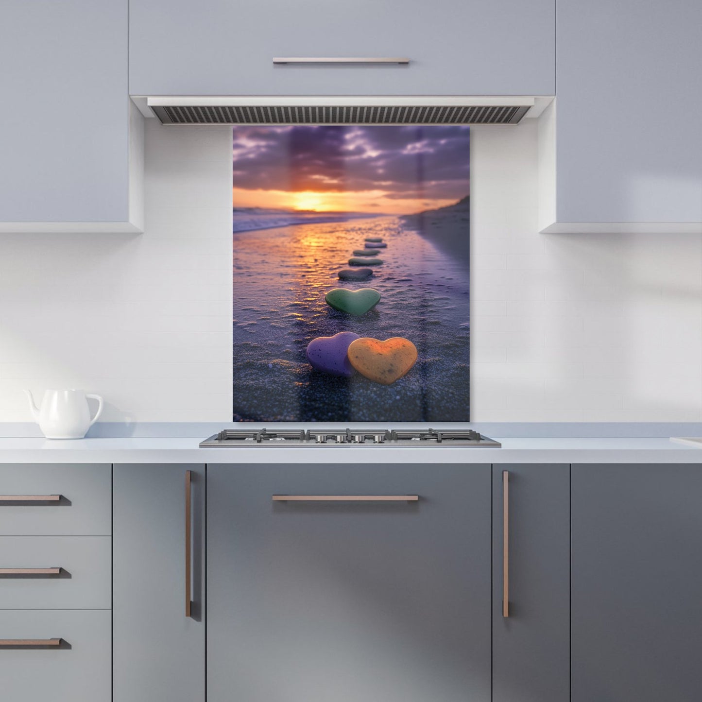 Heartstones at Sunset Kitchen Splashback