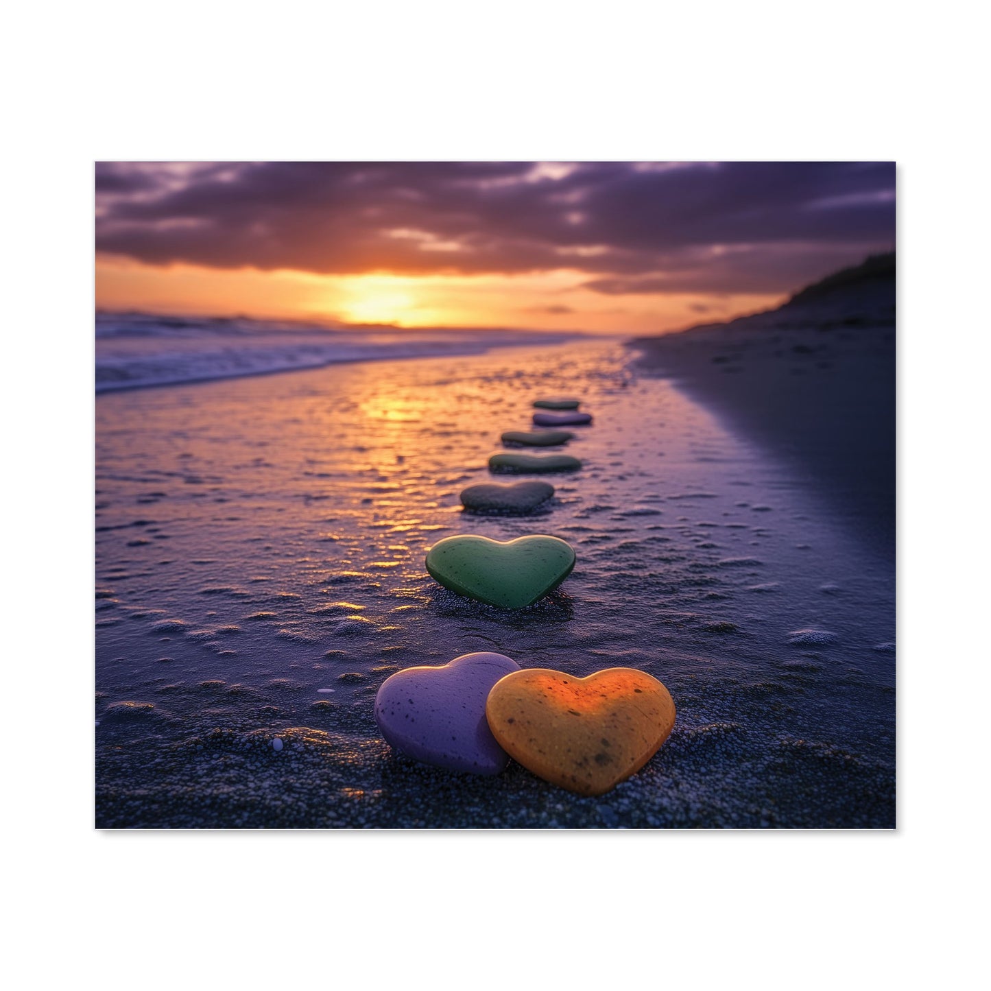Heartstones at Sunset Kitchen Splashback
