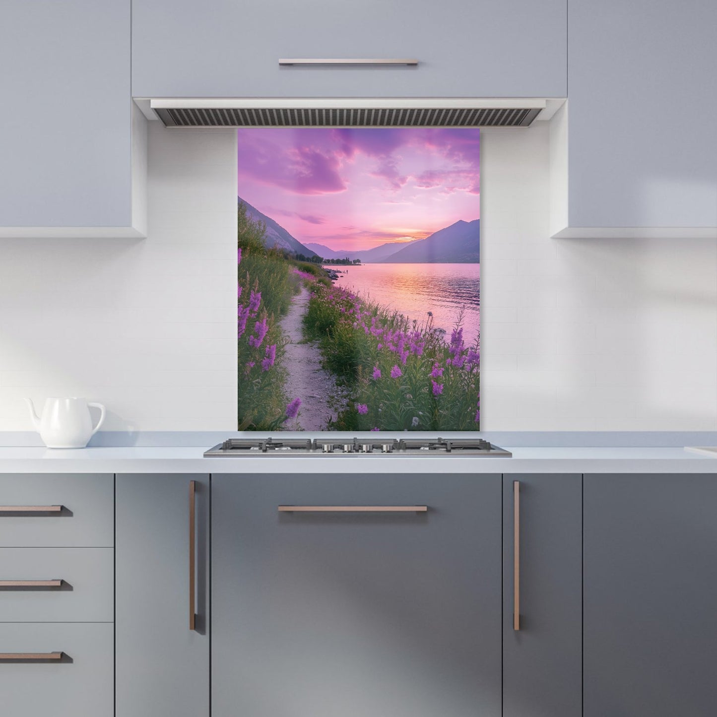 Twilight Path by the Lake Kitchen Splashback