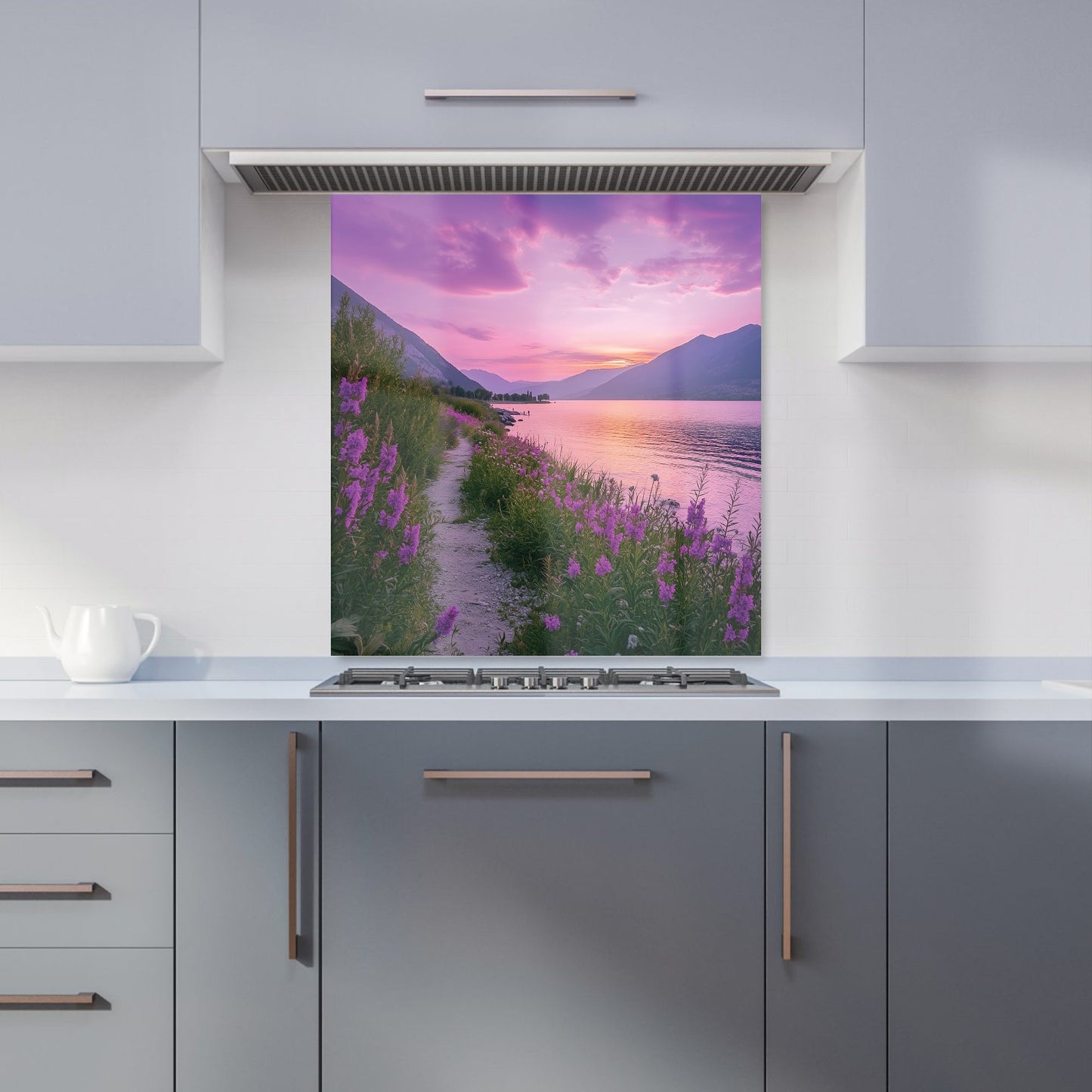 Twilight Path by the Lake Kitchen Splashback