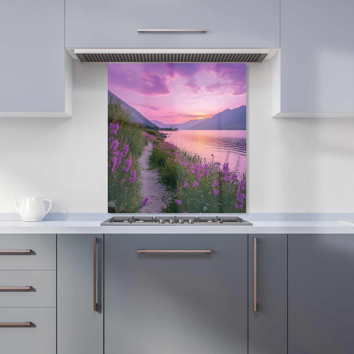Twilight Path by the Lake Kitchen Splashback
