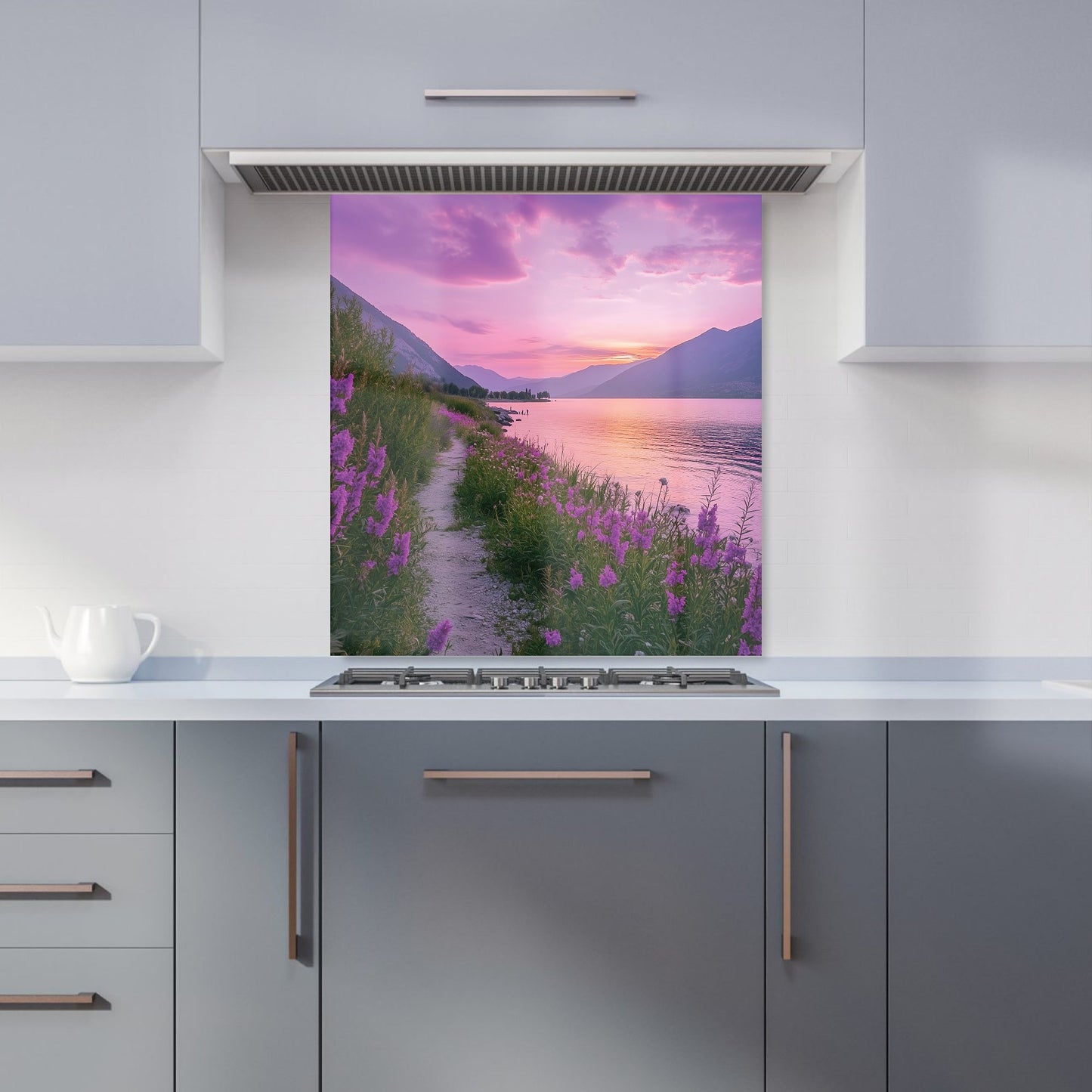 Twilight Path by the Lake Kitchen Splashback