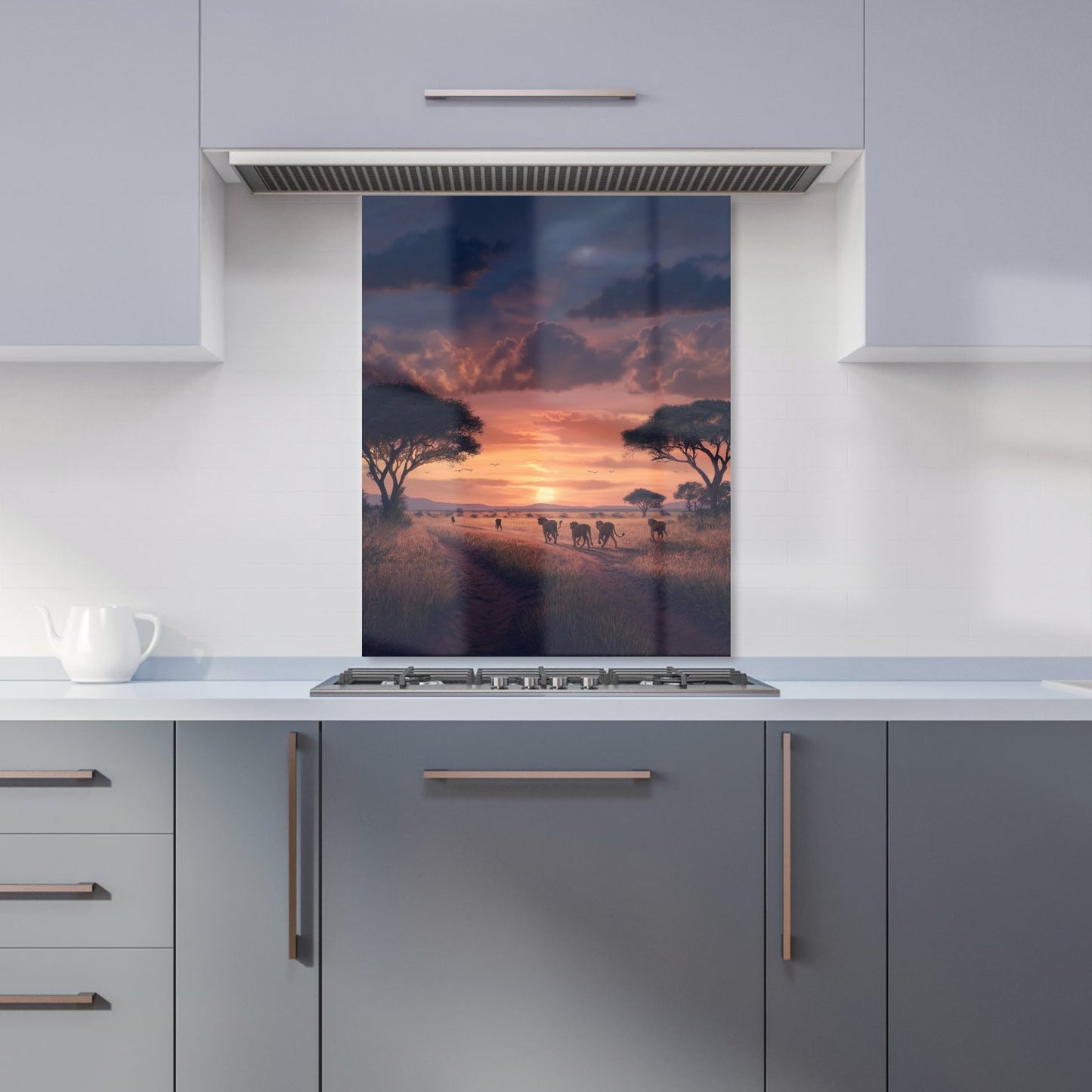 Lions' Twilight Journey Kitchen Splashback