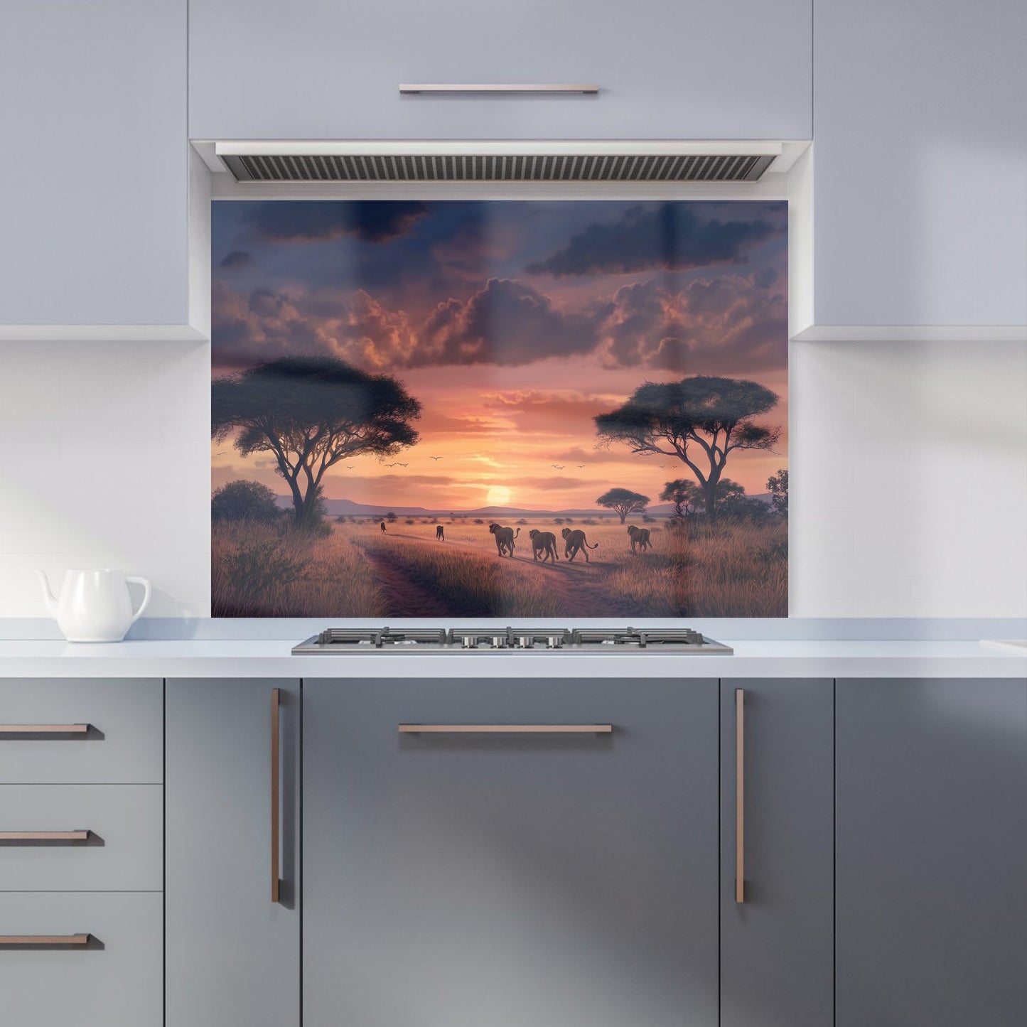 Lions' Twilight Journey Kitchen Splashback