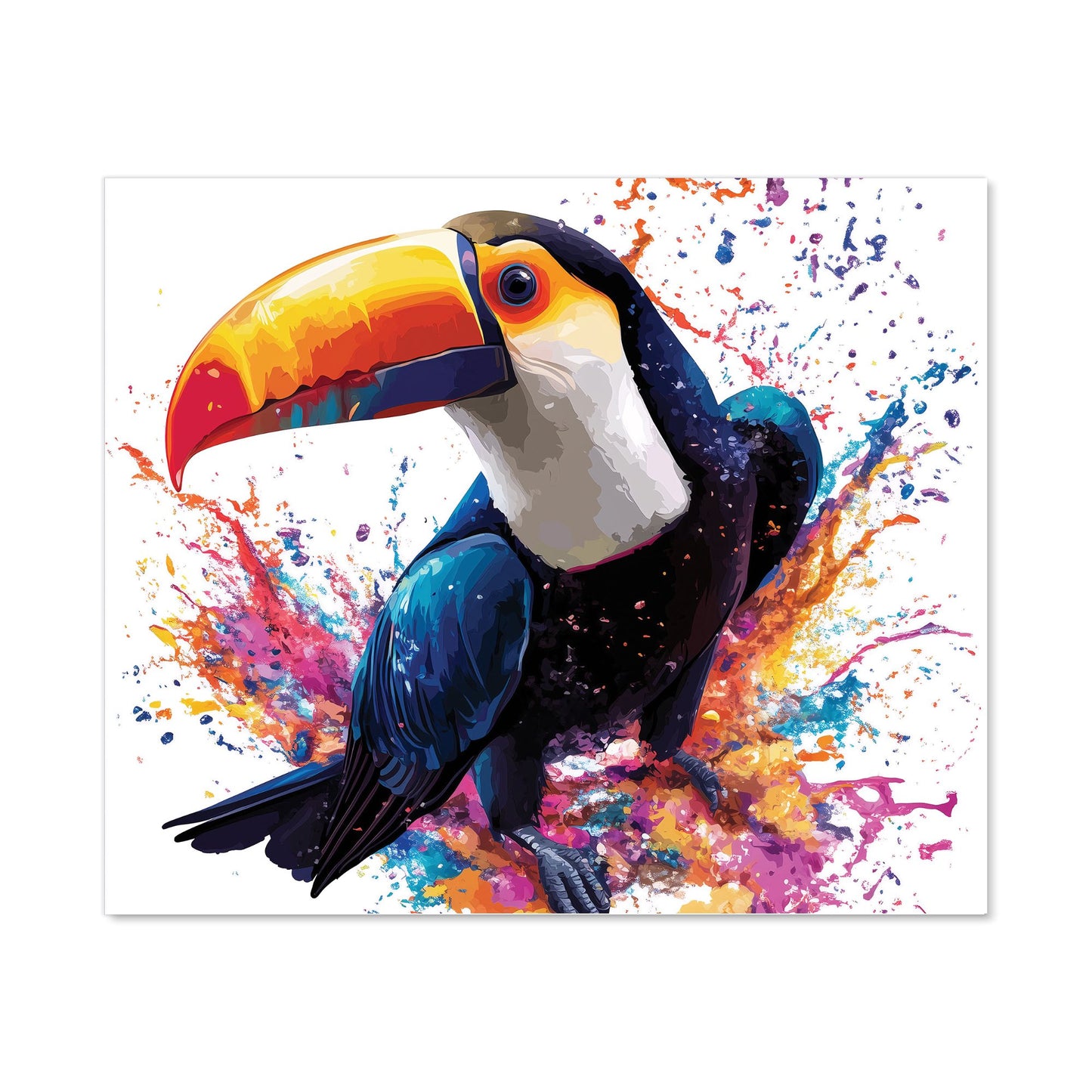 Toucan's Splash of Vivid Life Kitchen Splashback