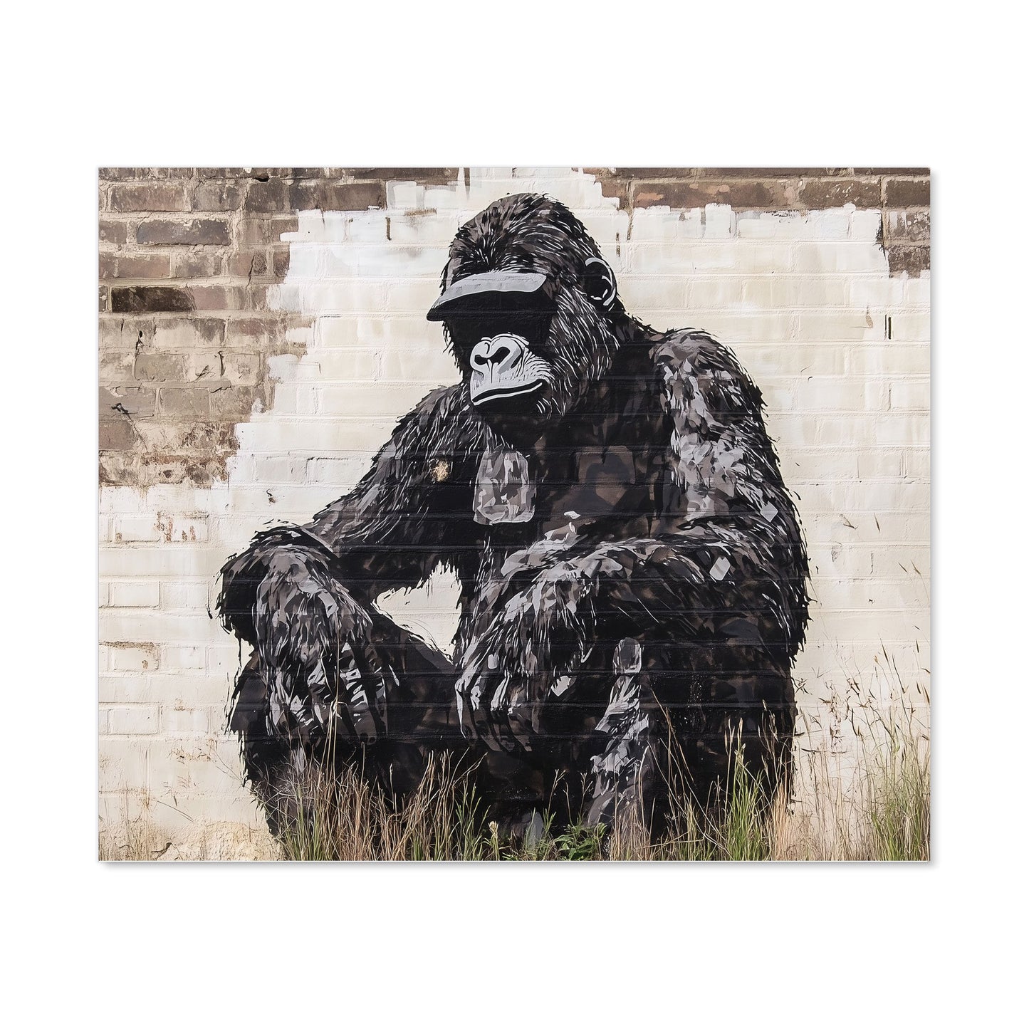 Urban Gorilla: Banksy-Inspired Street Art Kitchen Splashback