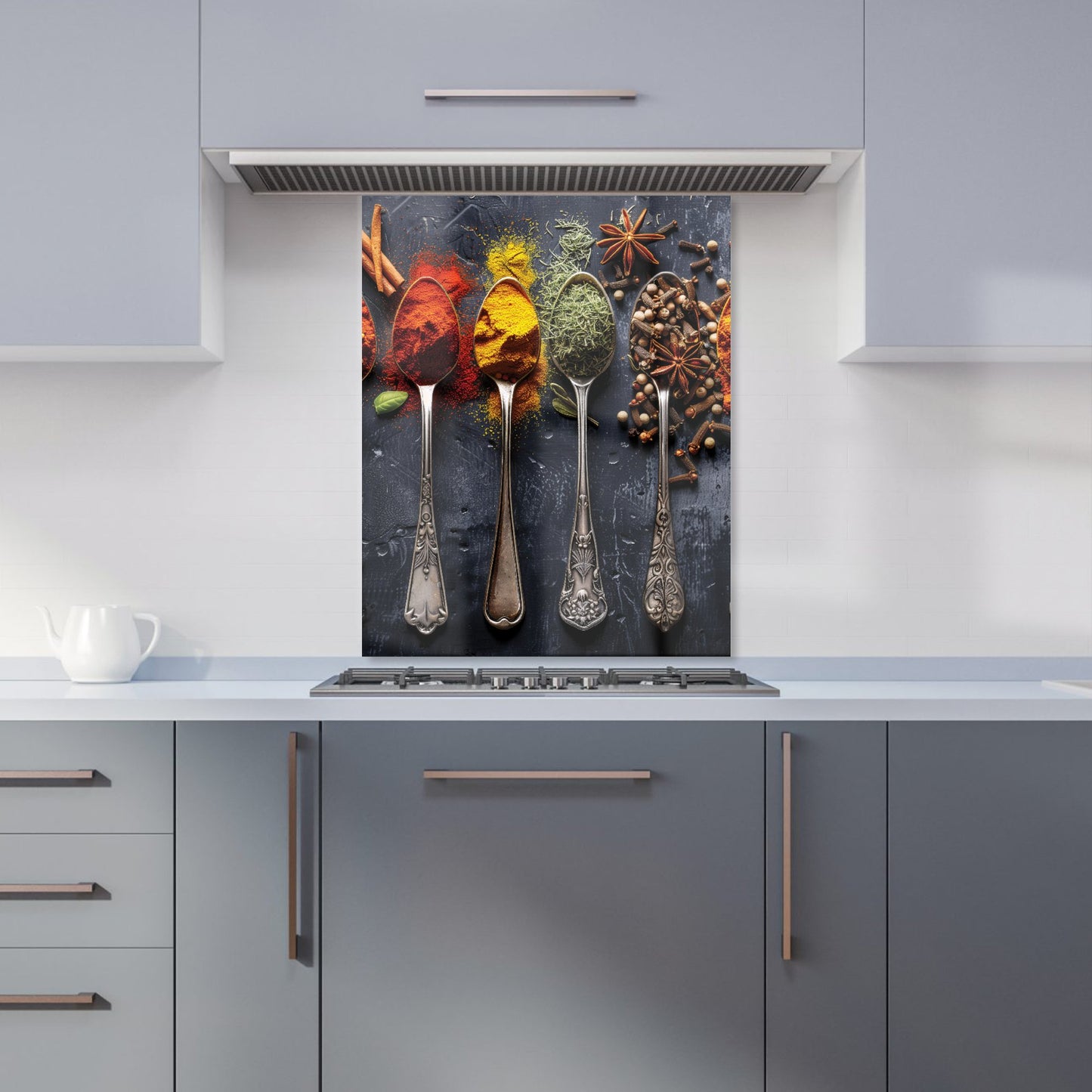 Herbs & Spices: Gastronomic Canvas Kitchen Splashback