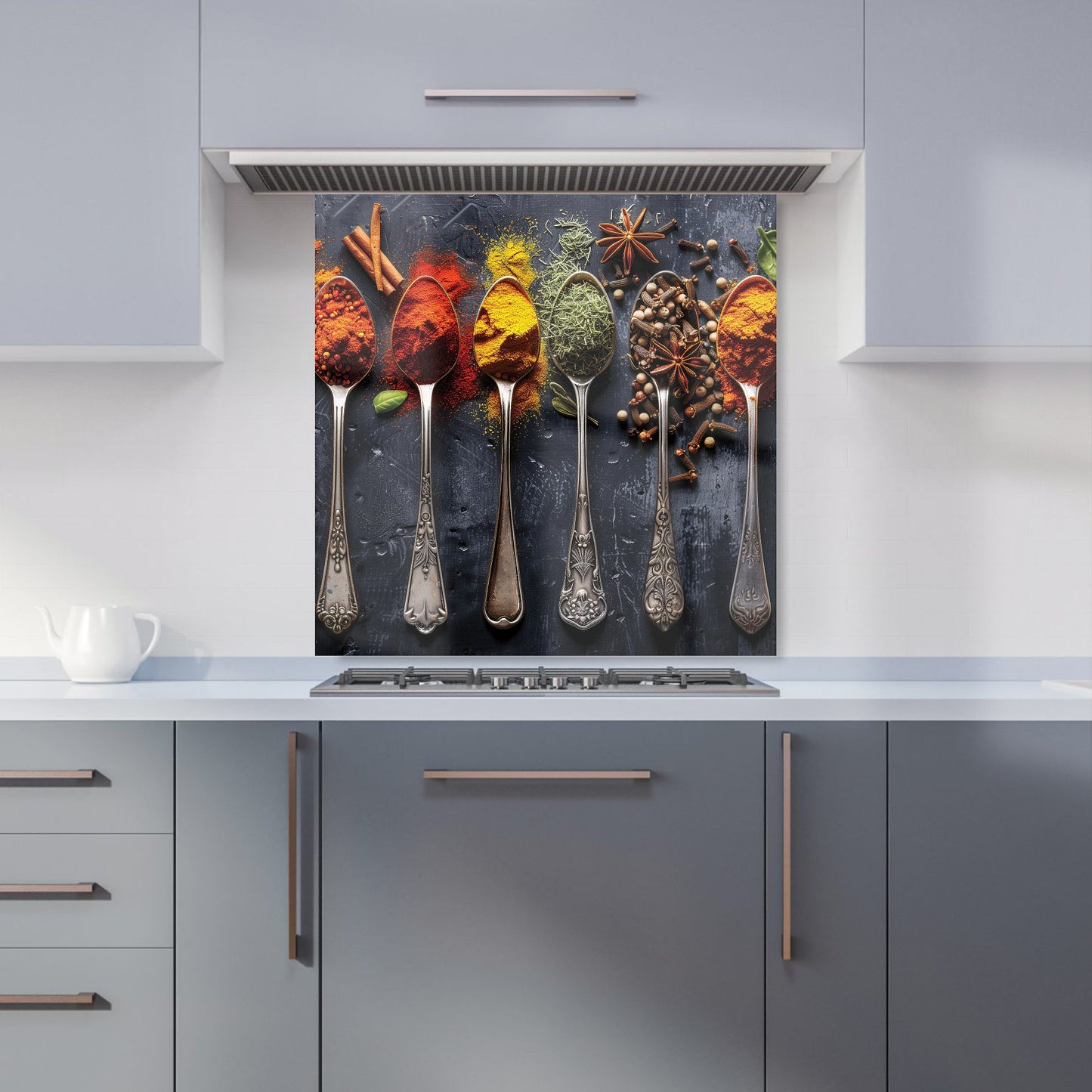 Herbs & Spices: Gastronomic Canvas Kitchen Splashback