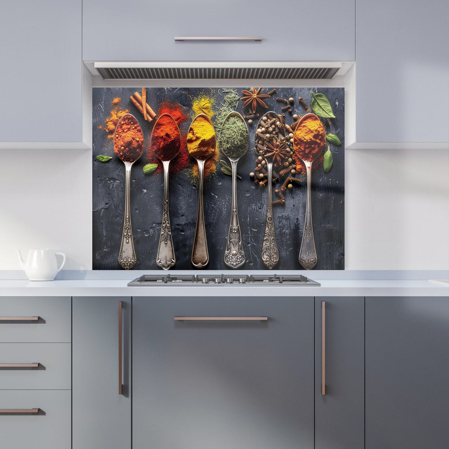 Herbs & Spices: Gastronomic Canvas Kitchen Splashback
