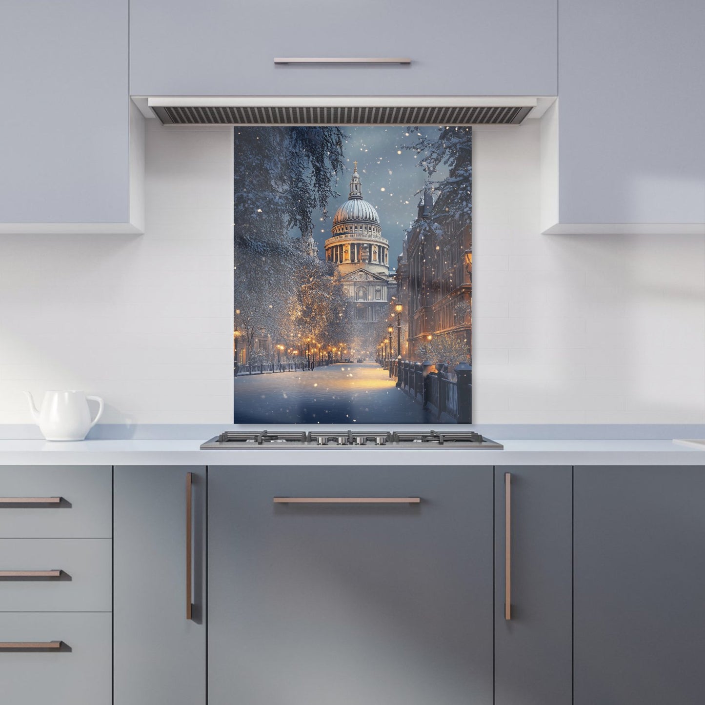 Winter's Embrace at St. Paul's Kitchen Splashback