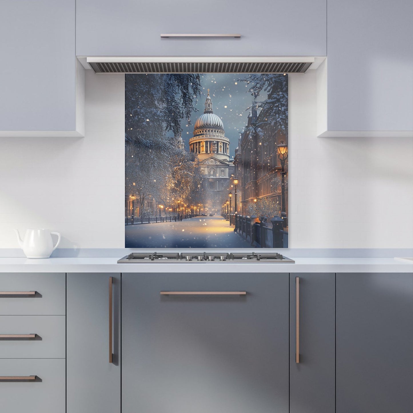 Winter's Embrace at St. Paul's Kitchen Splashback