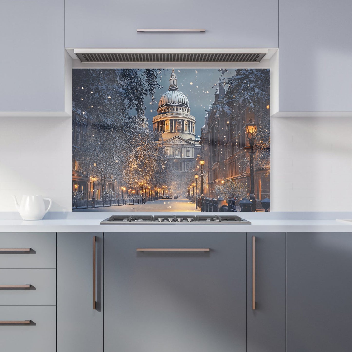 Winter's Embrace at St. Paul's Kitchen Splashback