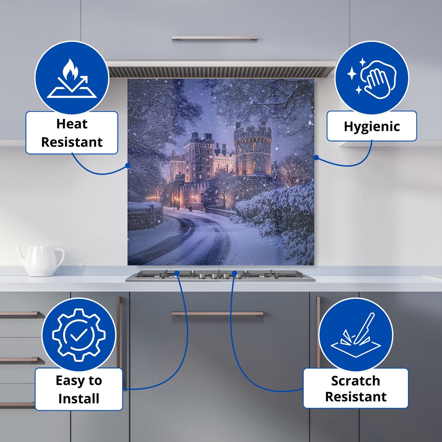 Winter's Tale at Windsor Castle Kitchen Splashback