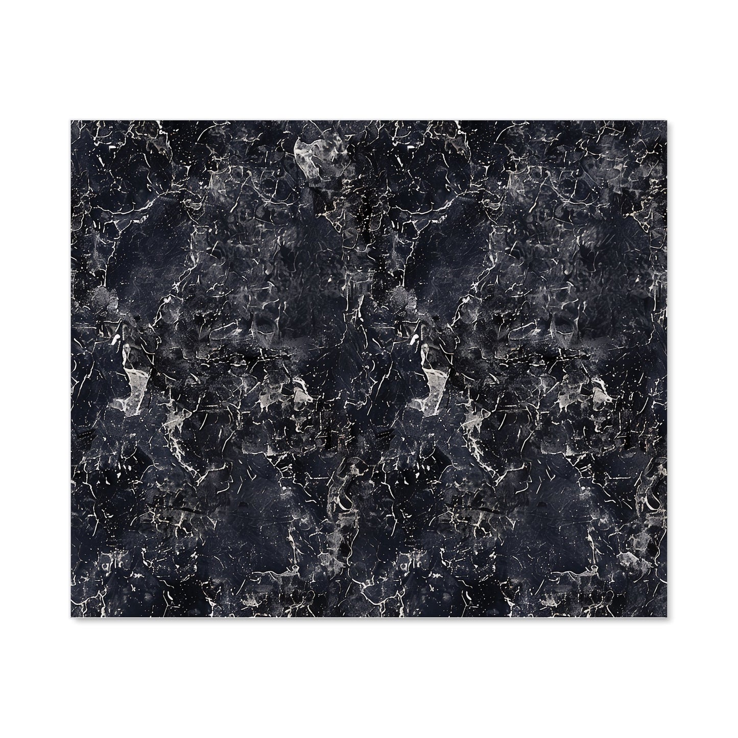 Black Quartz Effect Kitchen Splashback