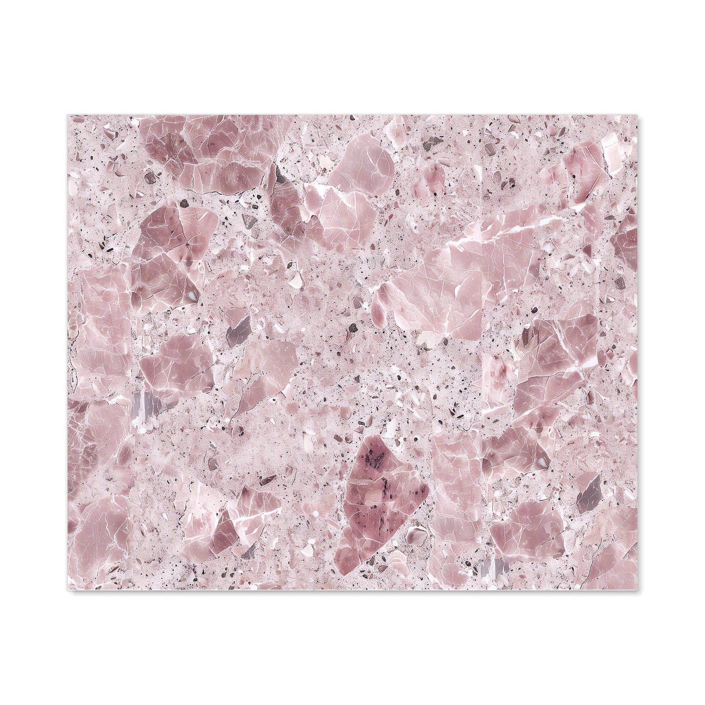 Dusty Pink Quartz Effect Kitchen Splashback