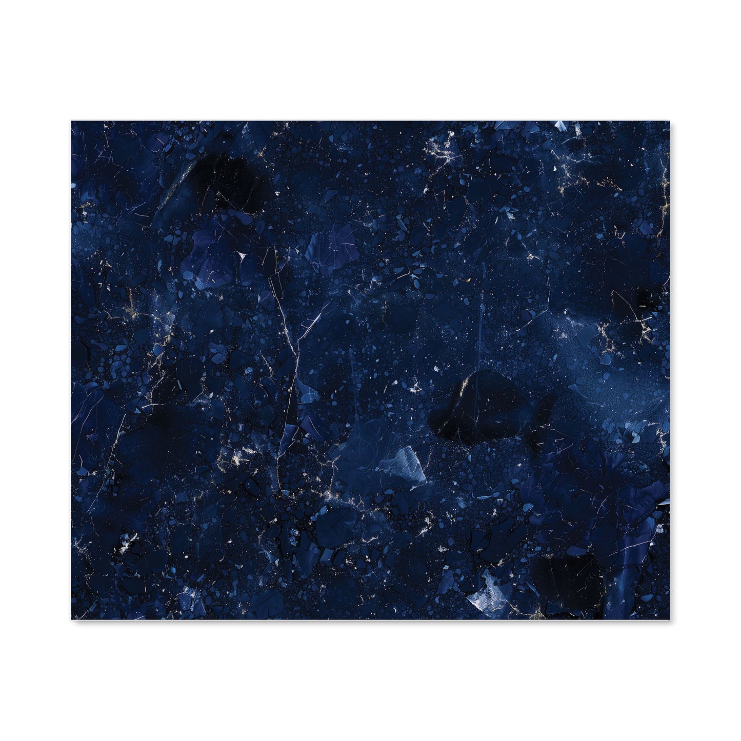 Ocean Blue Quartz Effect Kitchen Splashback