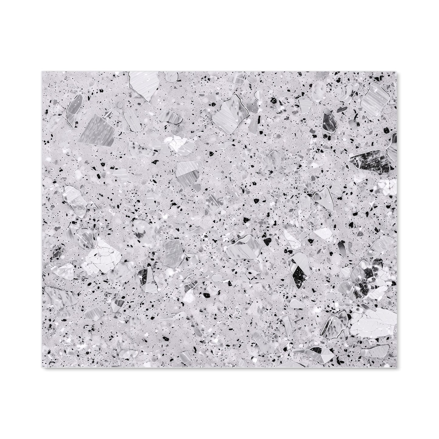 Silver Grey Quartz Effect Kitchen Splashback