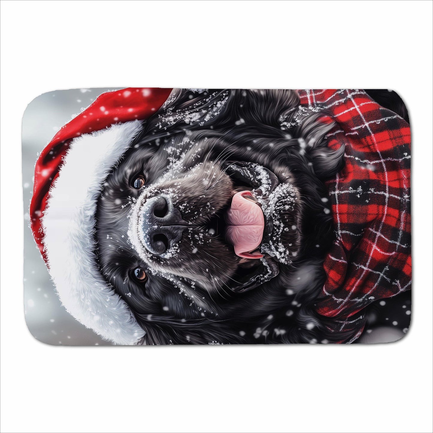 Christmas Newfoundland Sherpa Blanket
