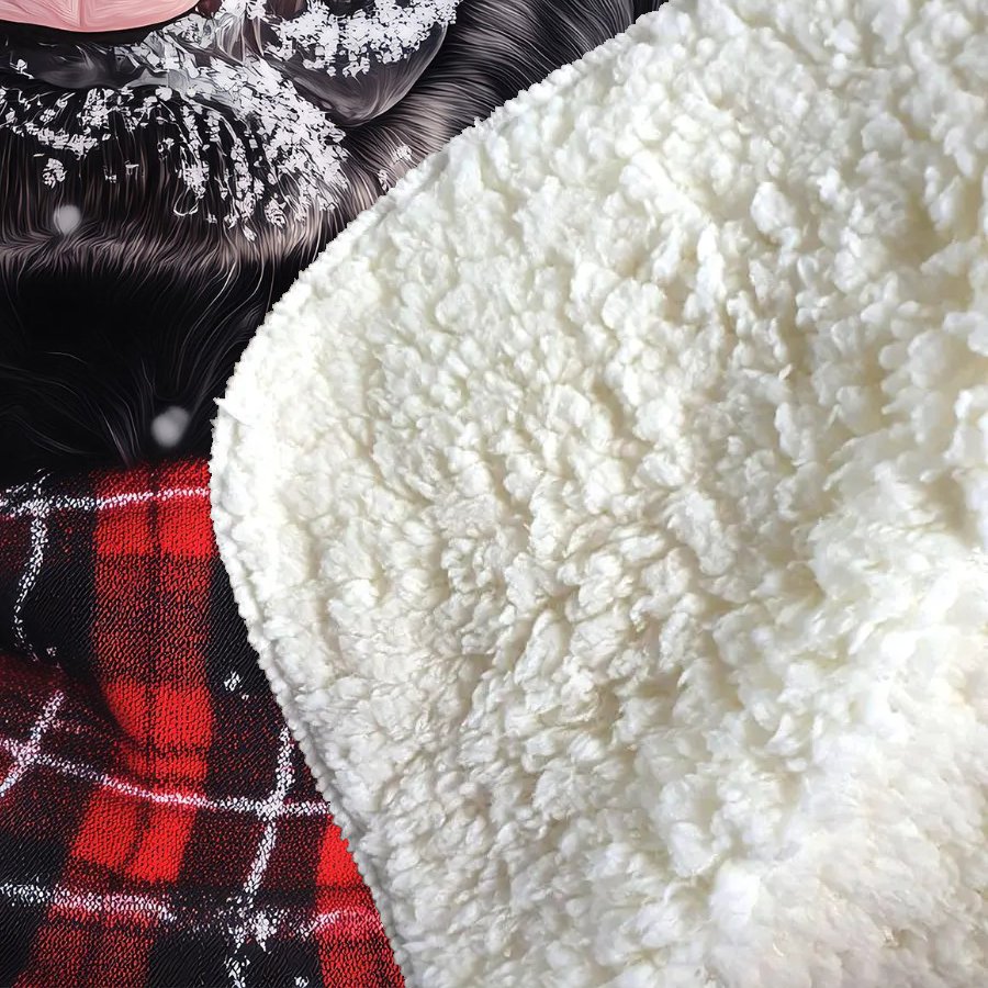 Christmas Newfoundland Sherpa Blanket