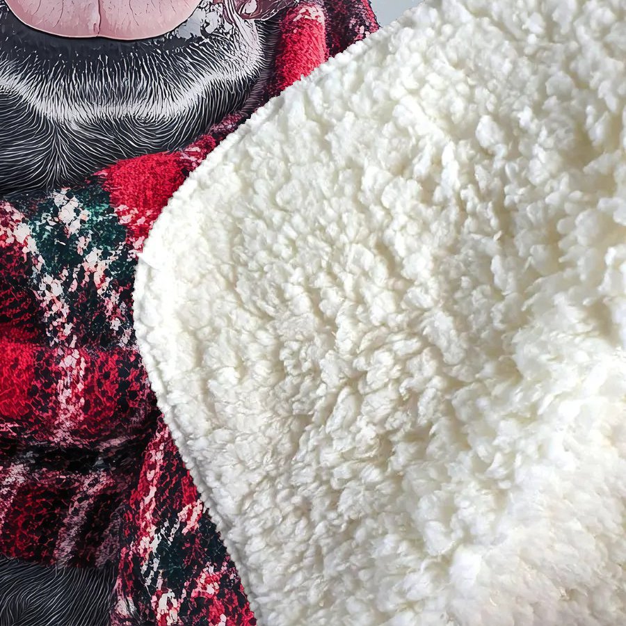 Christmas Great Dane Sherpa Blanket
