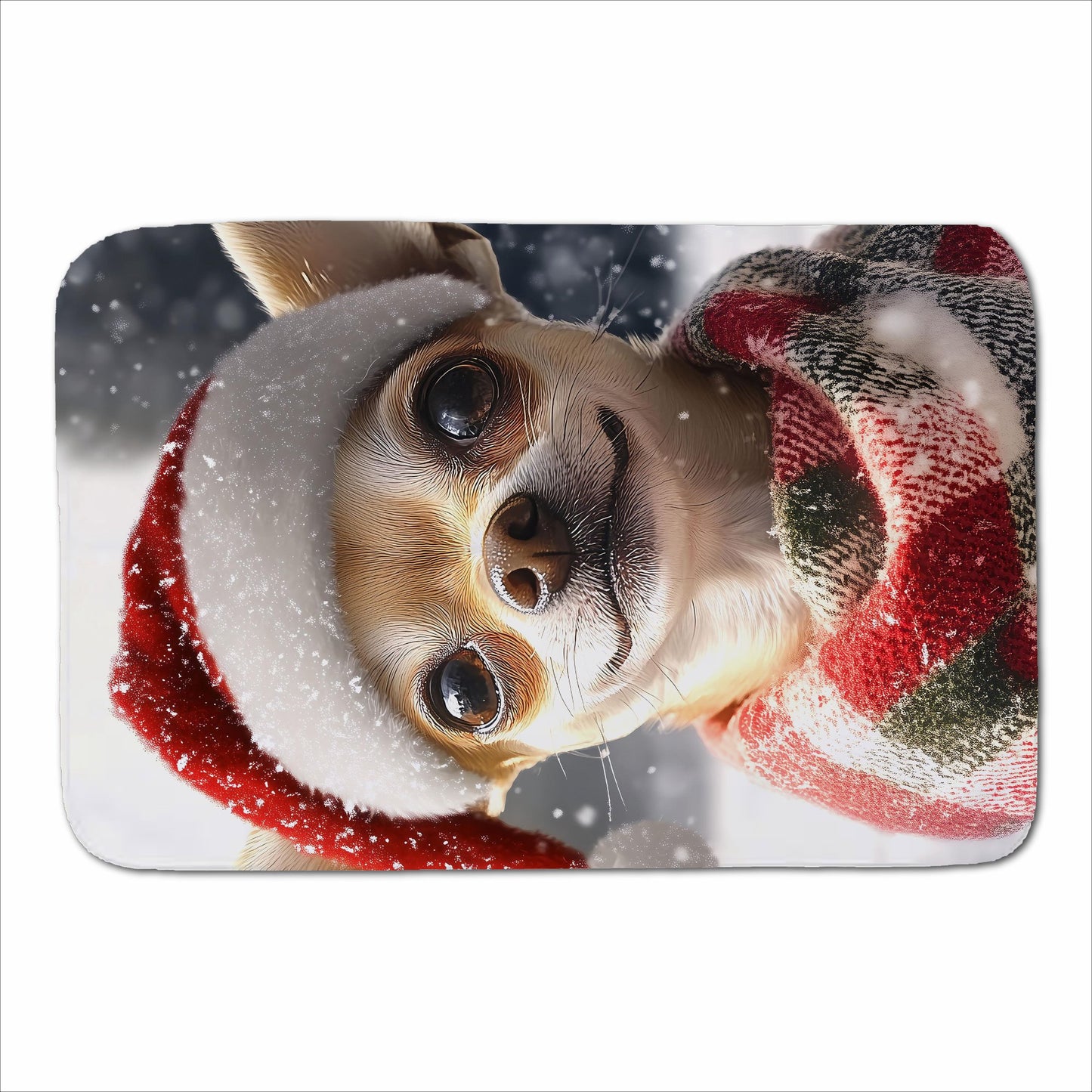 Christmas Chihuahua Sherpa Blanket