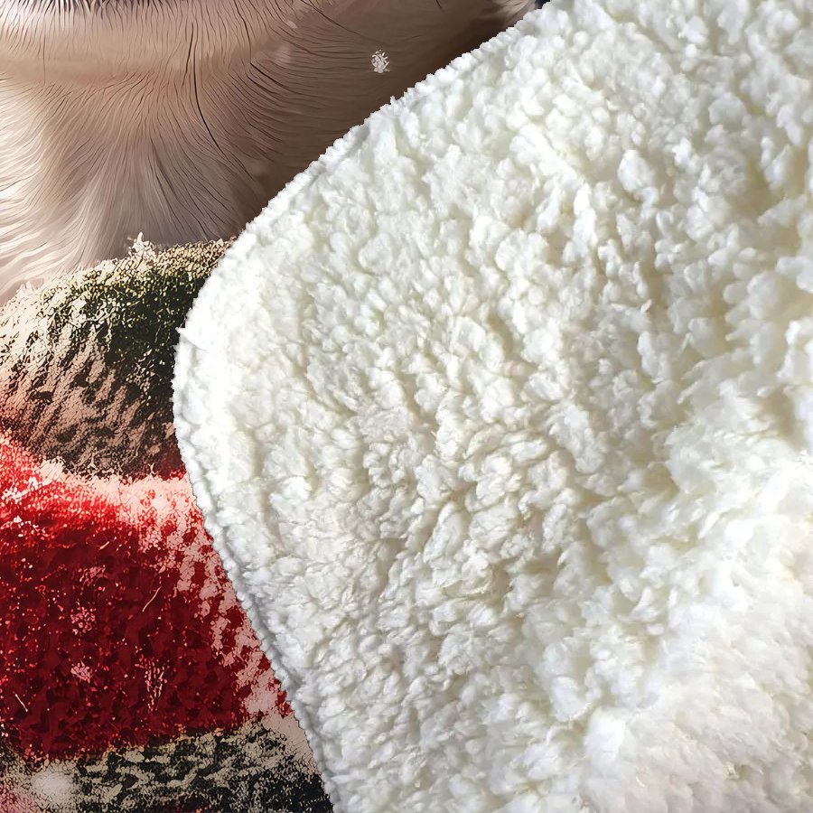 Christmas Chihuahua Sherpa Blanket
