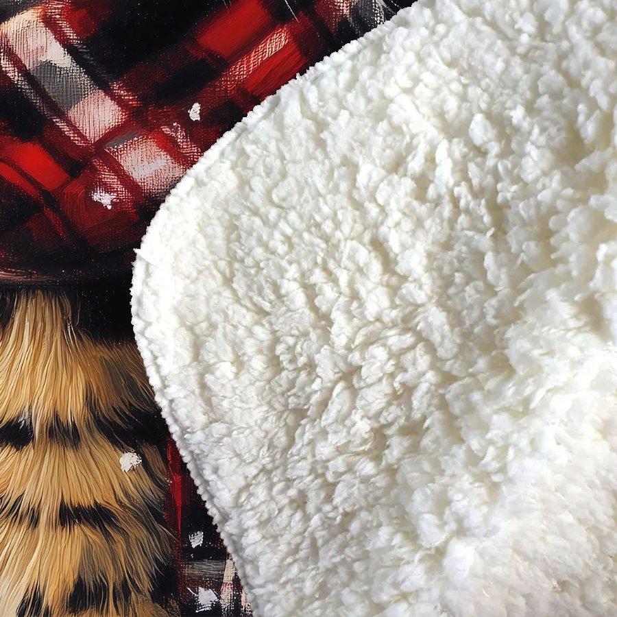 Christmas Bengal Sherpa Blanket