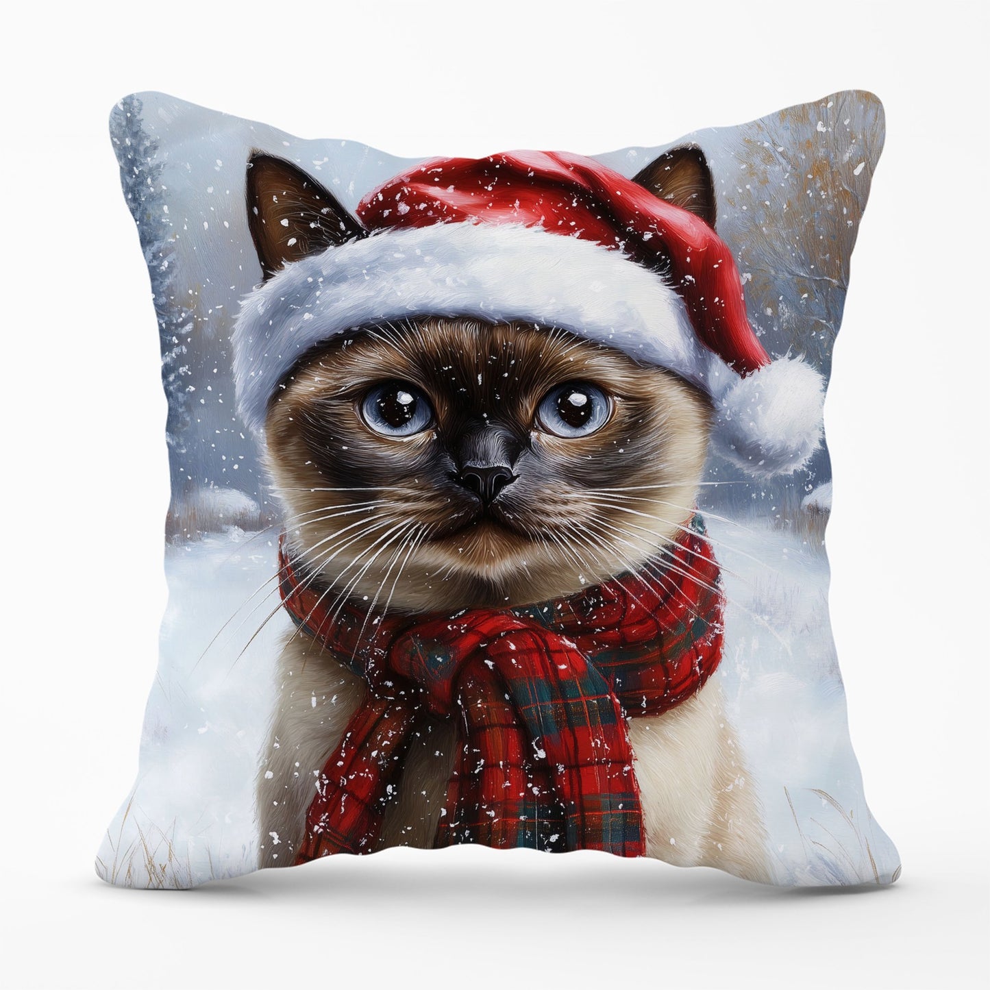 Christmas Burmese Cushion