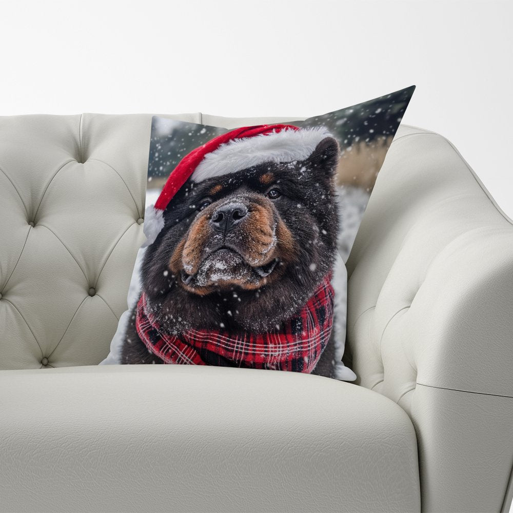 Christmas Chow Cushion