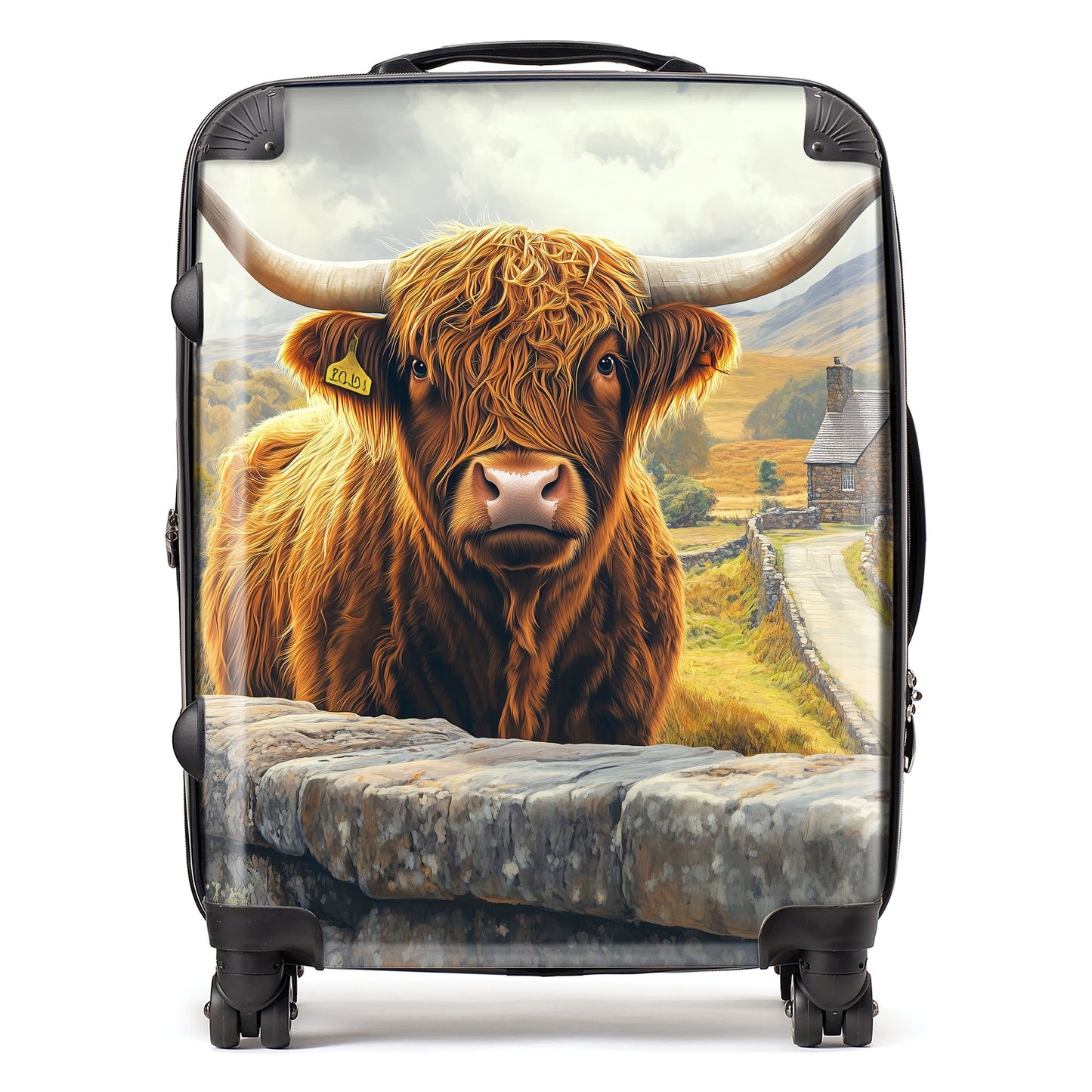 Scottish Highland Cow Suitcase