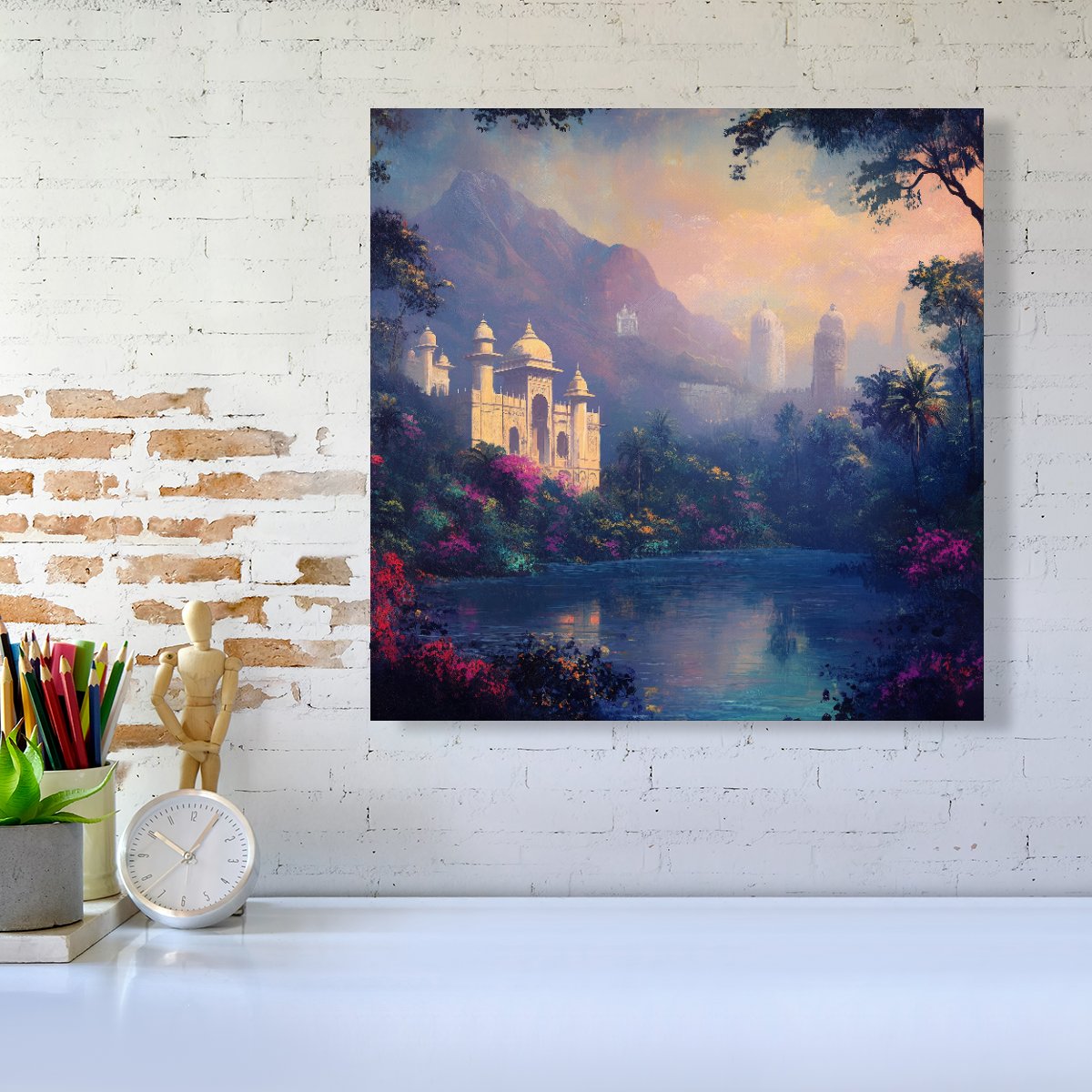 Temple Haze Canvas