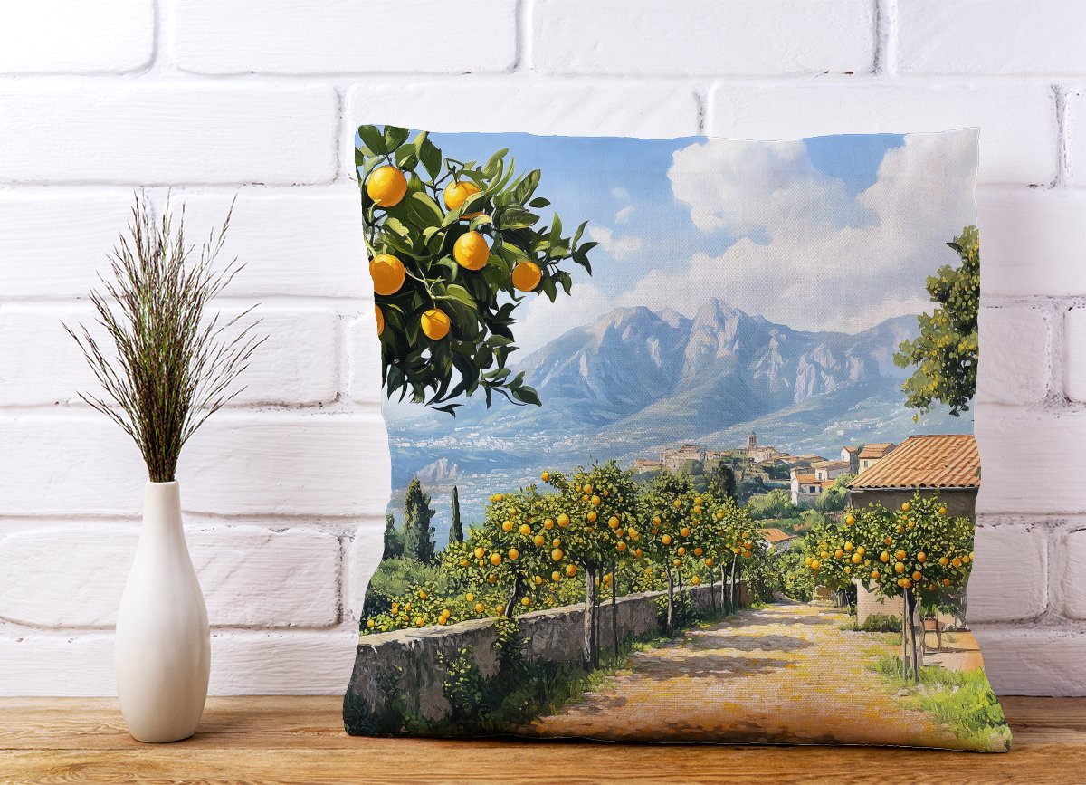 Lemon Trees In Sorrento Cushions