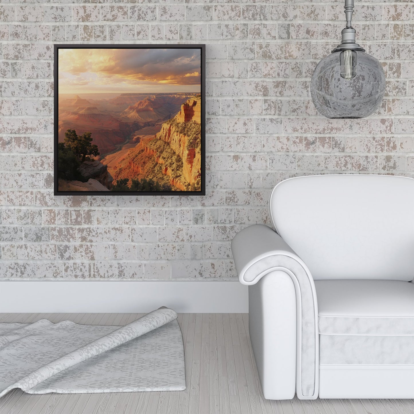Grand Canyon Views Framed Canvas