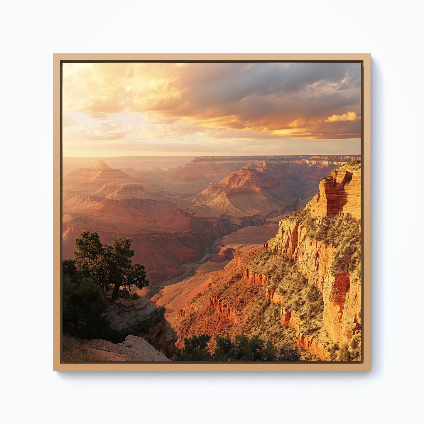 Grand Canyon Views Framed Canvas