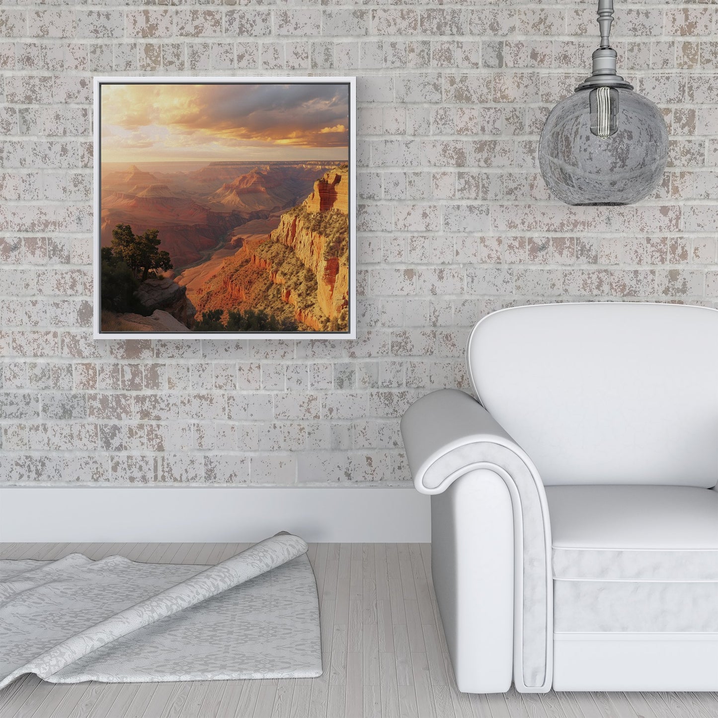 Grand Canyon Views Framed Canvas