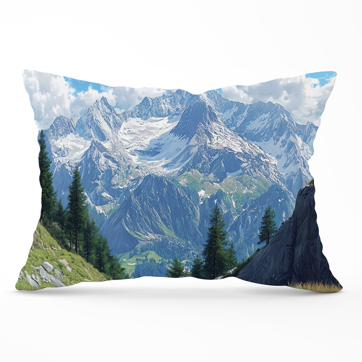 Scenic Swiss Alps Cushions