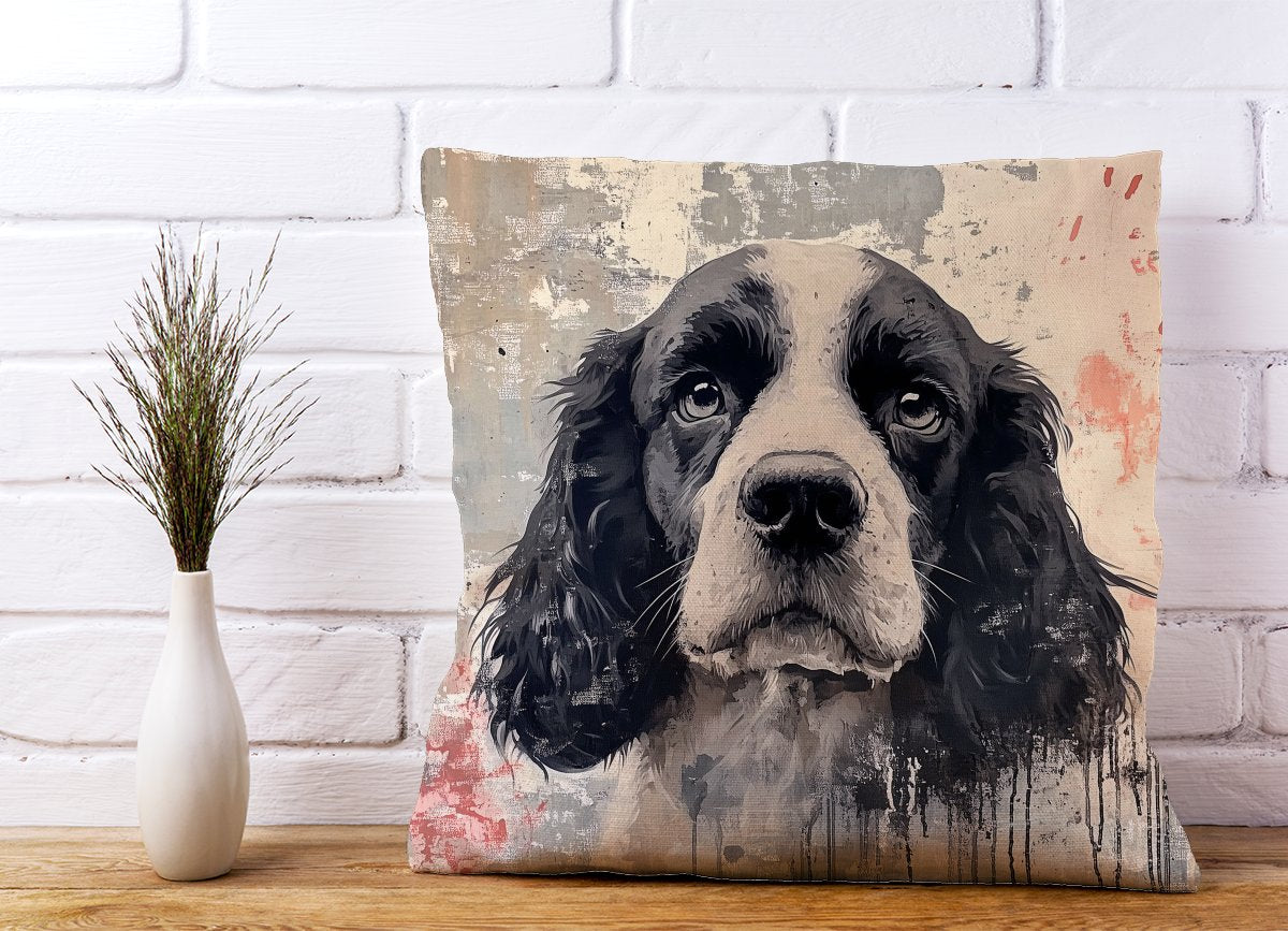 Banksy Inspired Cocker Spaniel Cushions