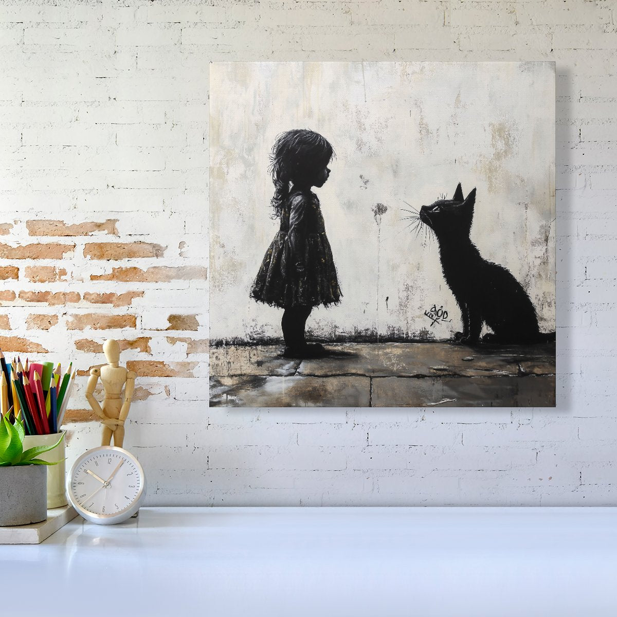 Memories Of Childhood Pets Canvas