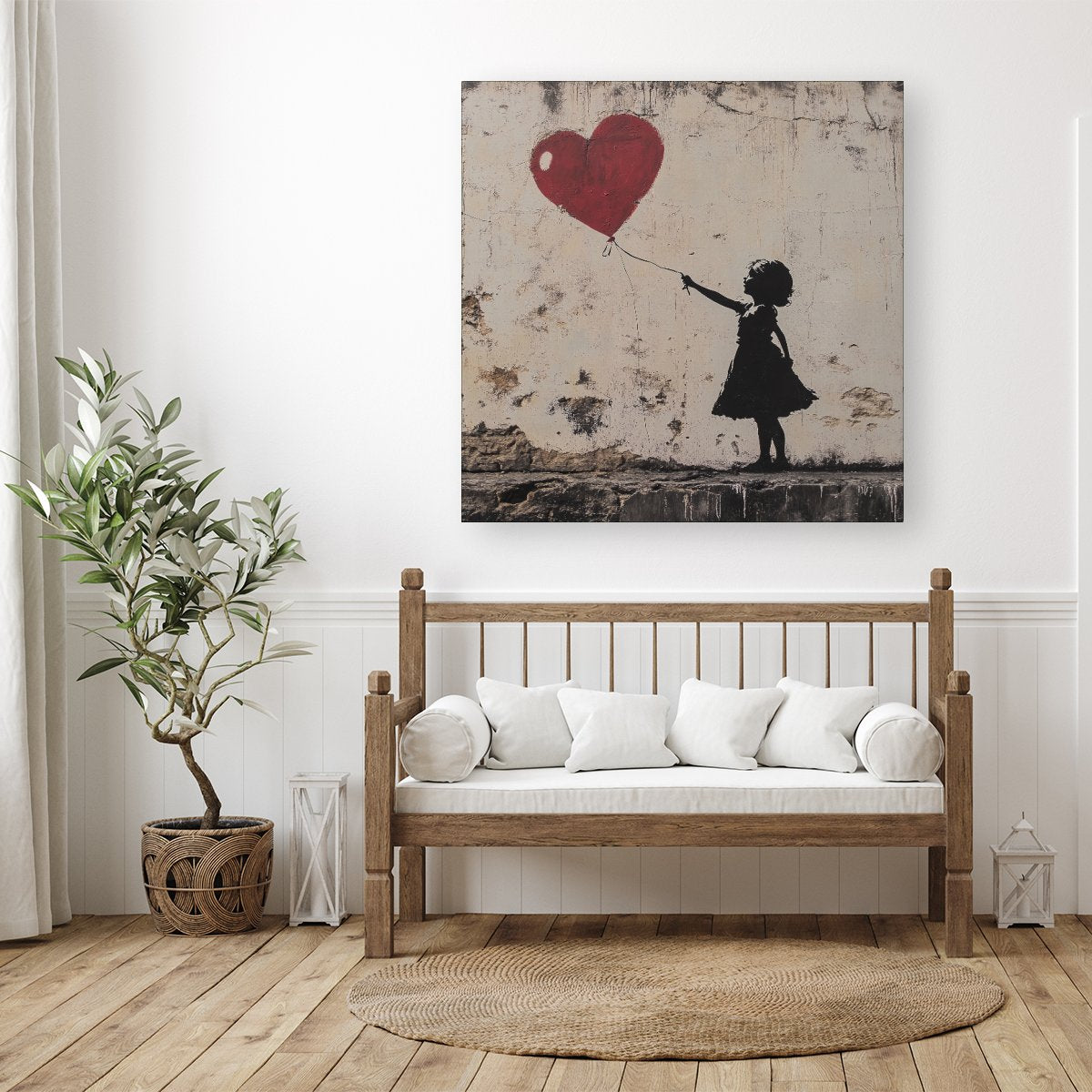 A Childs Hope During War Canvas