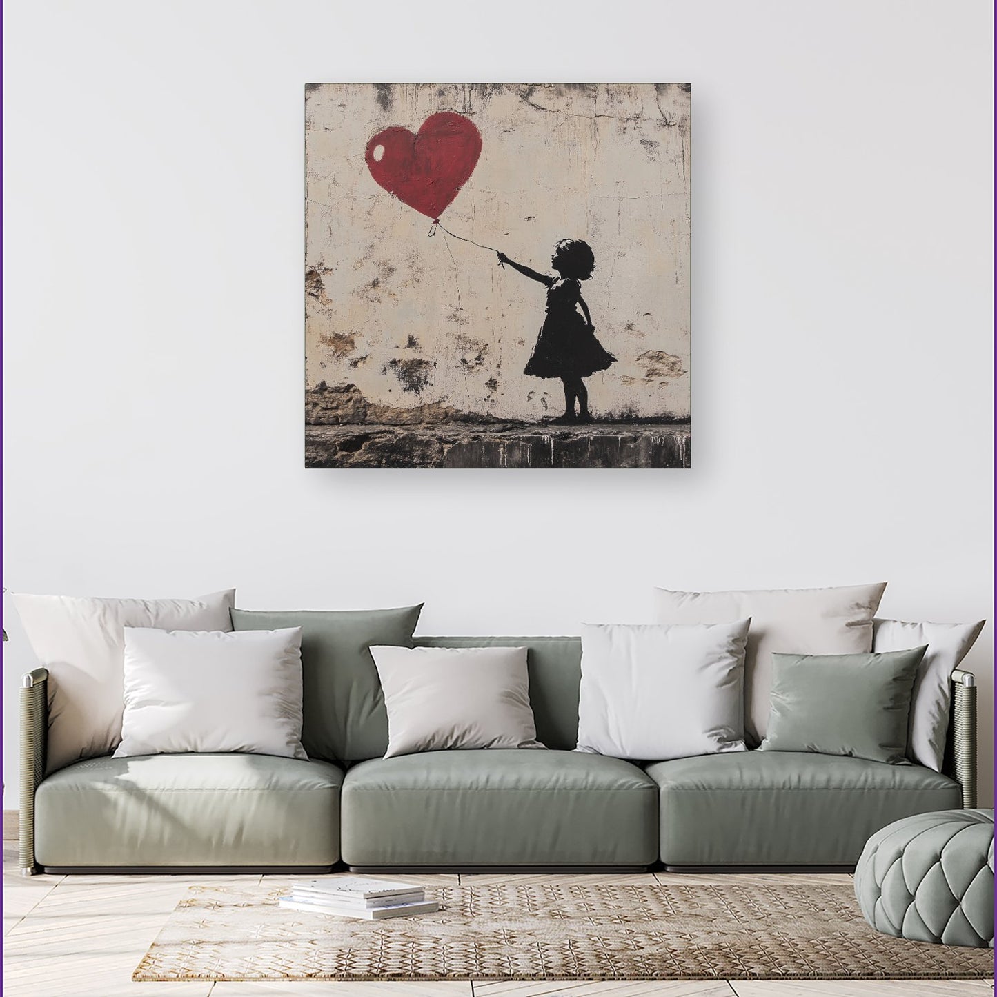 A Childs Hope During War Canvas
