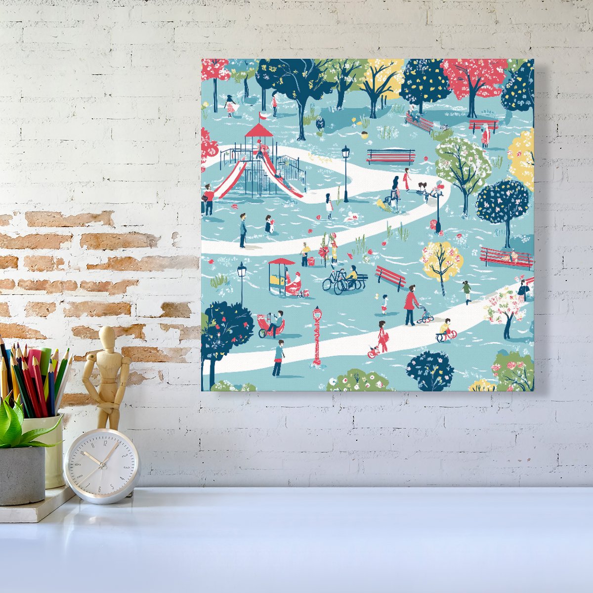 A Day At The Park Canvas